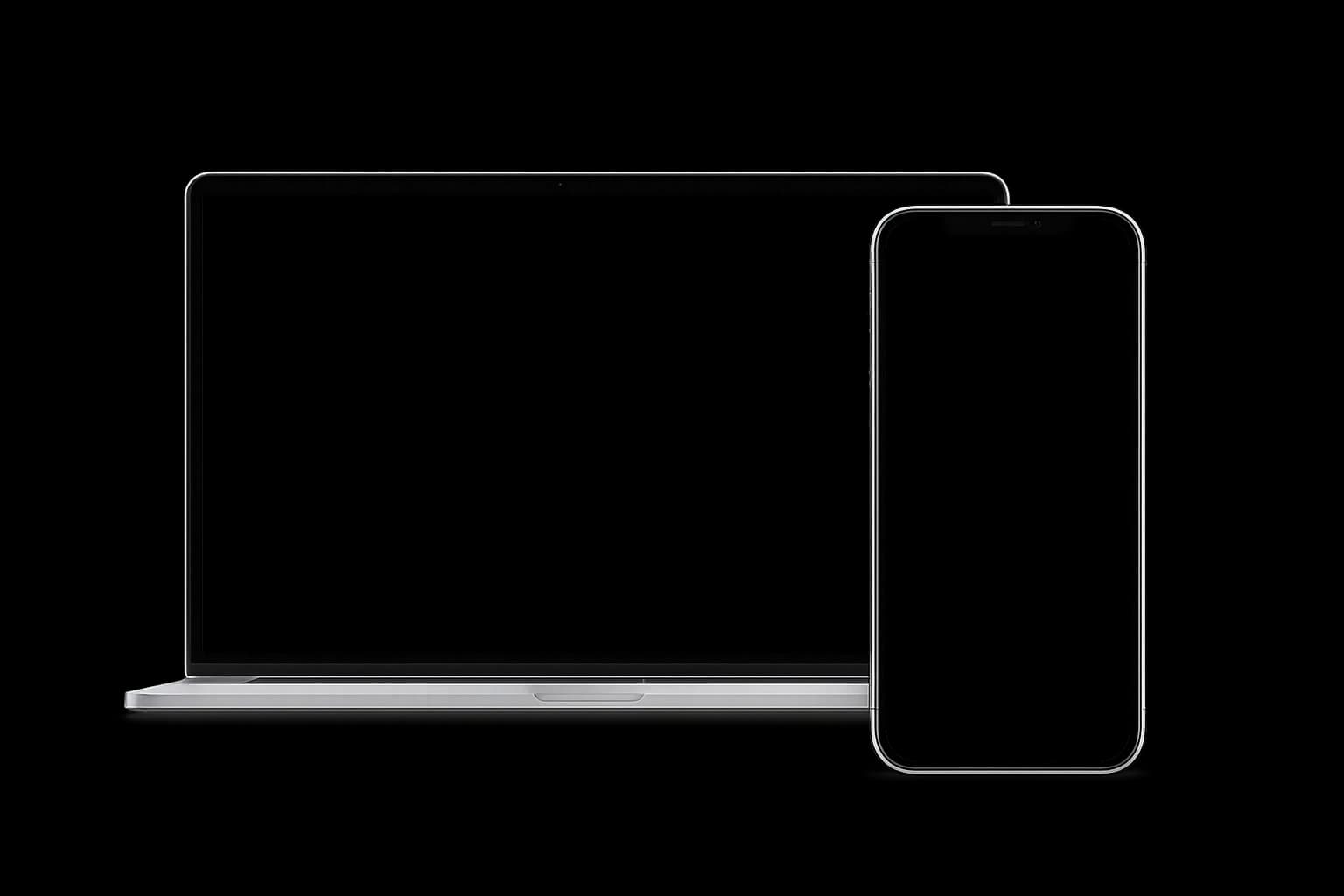 パソコンとスマートフォンの端末イメージ