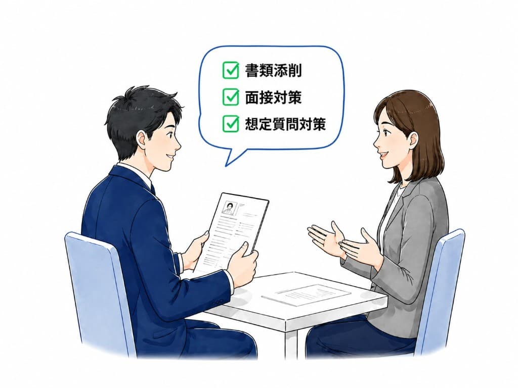 応募・面接対策のイメージ