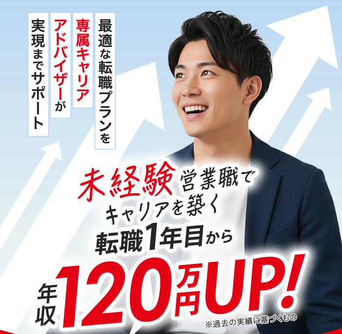 スマホ用 転職1年目から年収120万円UP 攻めキャリエージェント