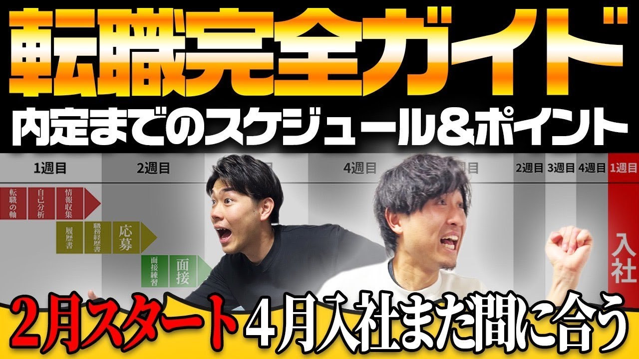 転職スケジュール